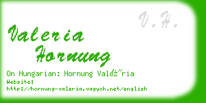 valeria hornung business card